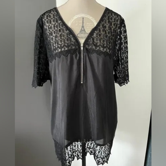 The Kooples Tops - THE KOOPLES | $139 Lace Skull Silk Top